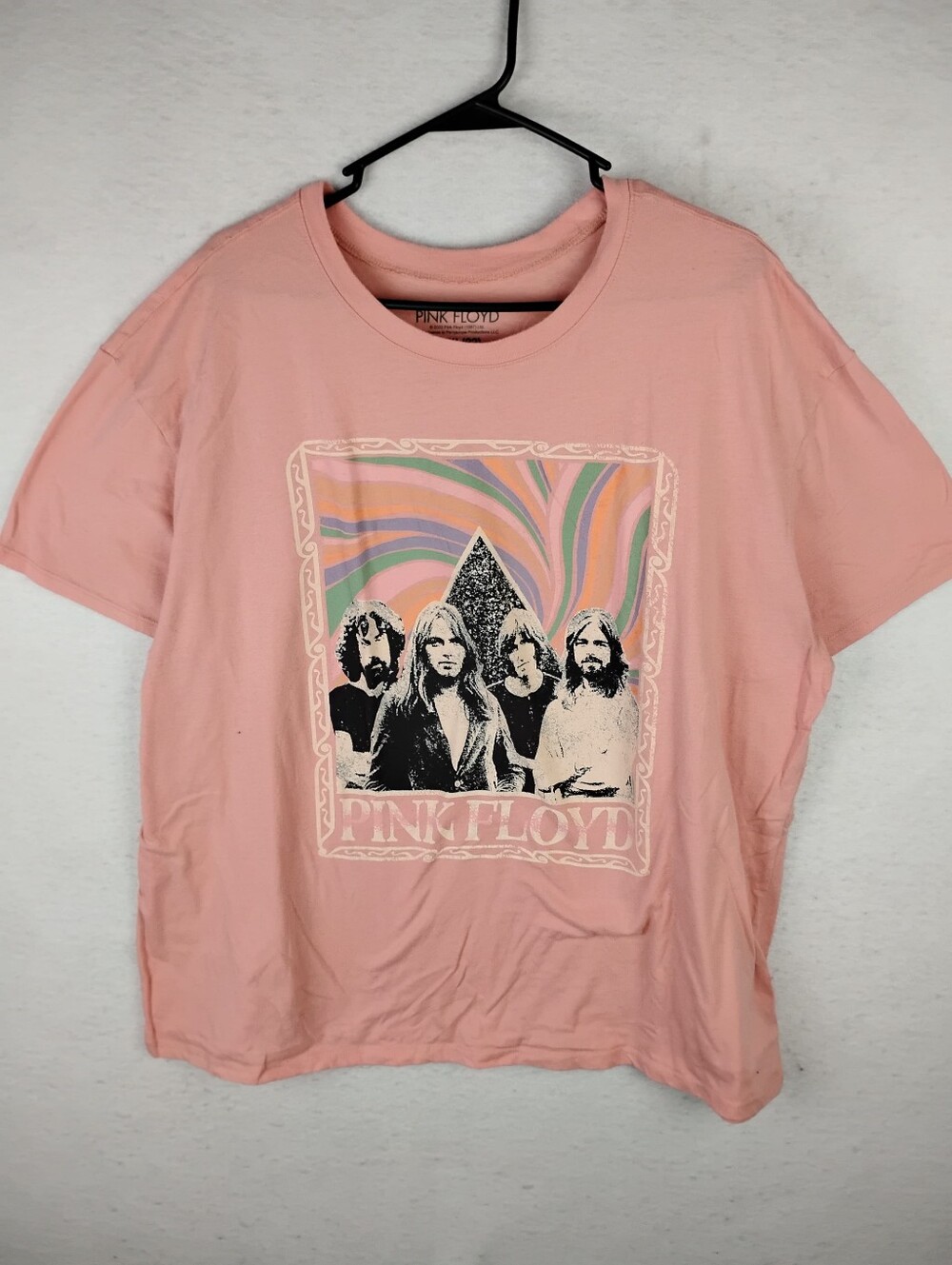 Pink Floyd Soft Pink Psychedelic Band Tee Size 3X